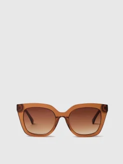 Selected Femme SLF Naomi Sunglasses in Demitasse