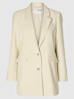Selected Femme SLF Selfina LS Relaxed Blazer in Birch