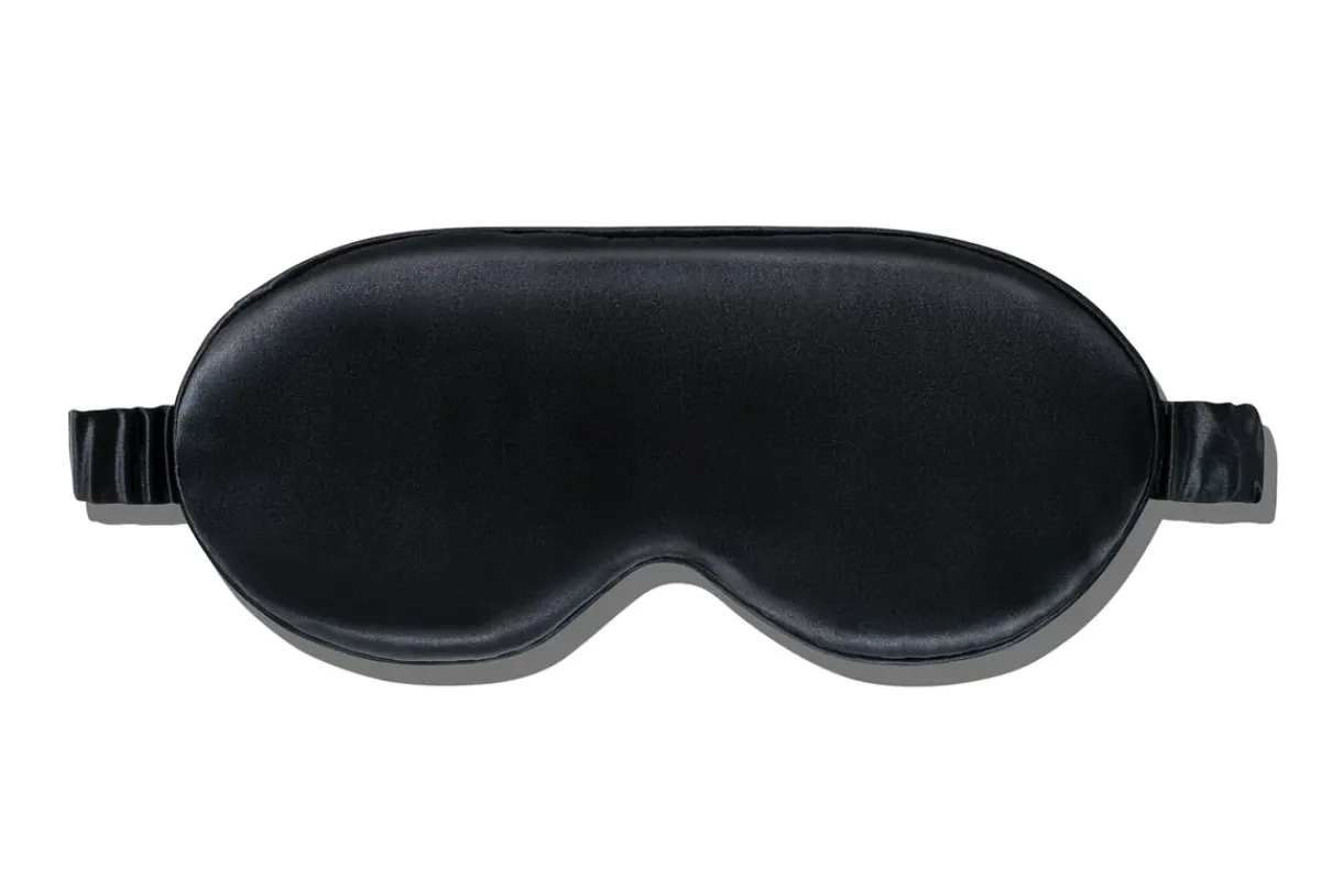 Slip Silk Contour Sleep Mask in Black