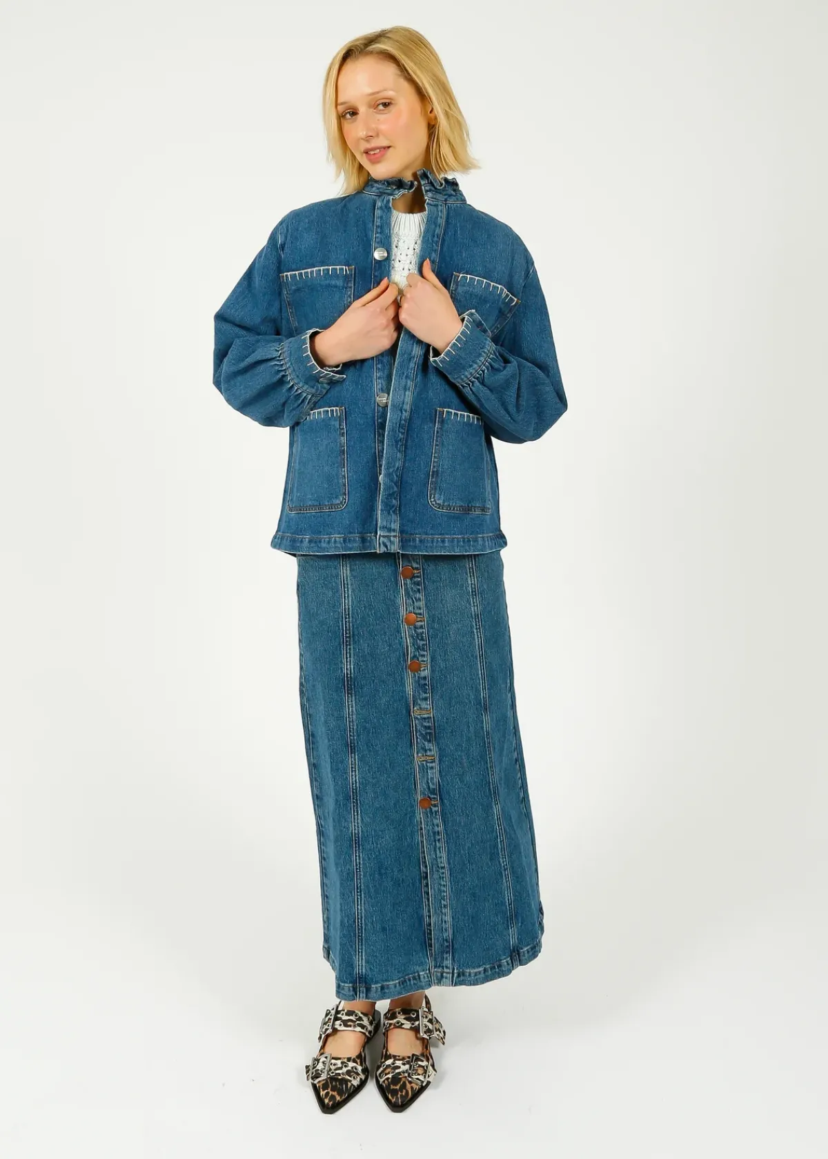 Seventy+Mochi Su0026M Pablo Jacket in Vintage Americana
