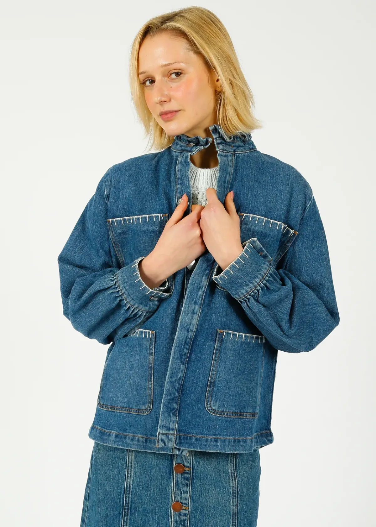 Seventy+Mochi Su0026M Pablo Jacket in Vintage Americana