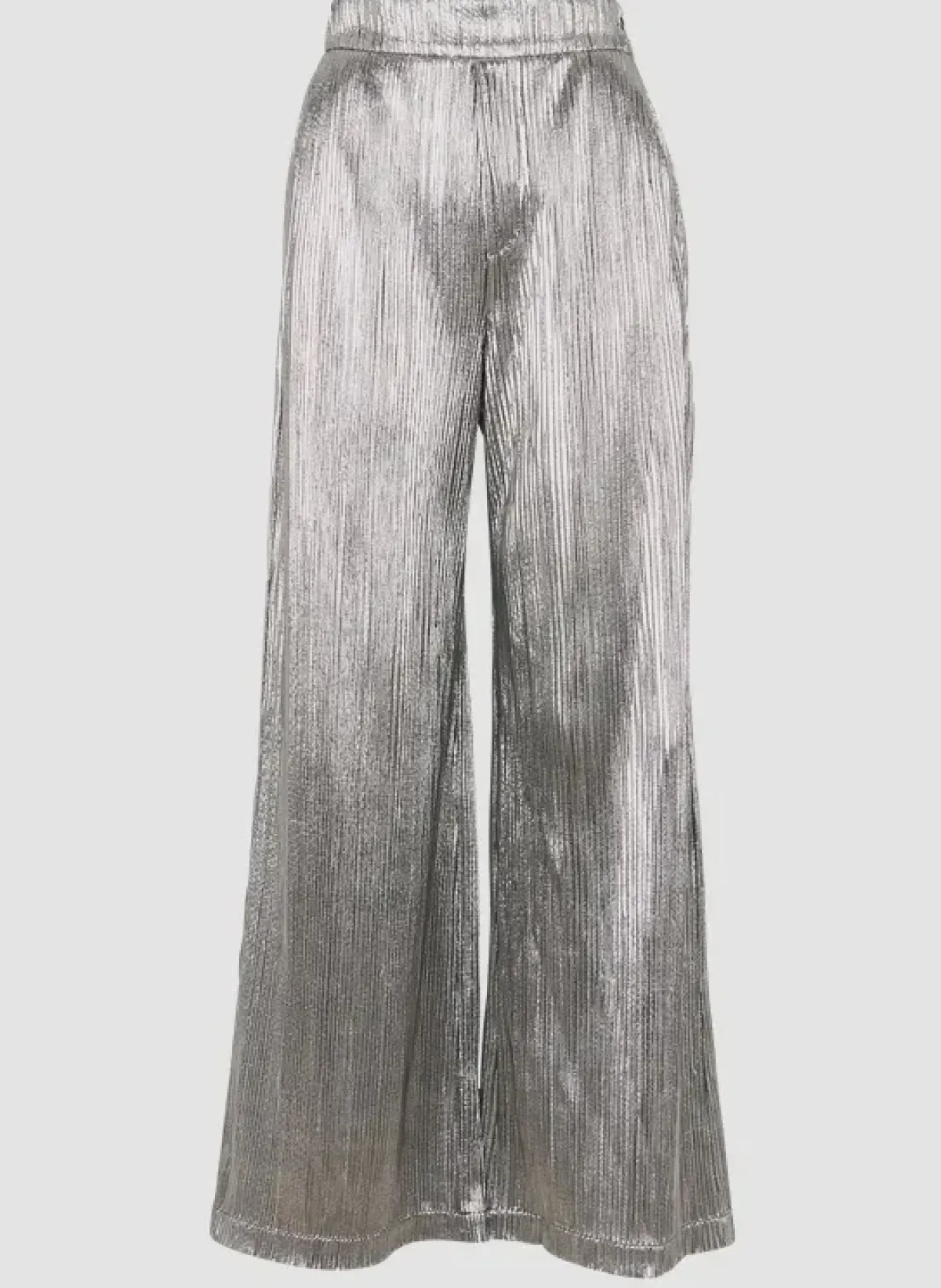 Suncoo Jill Plisse Trousers in Argent