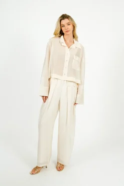 Tinsels Cassidy Pacific Trousers in Latte
