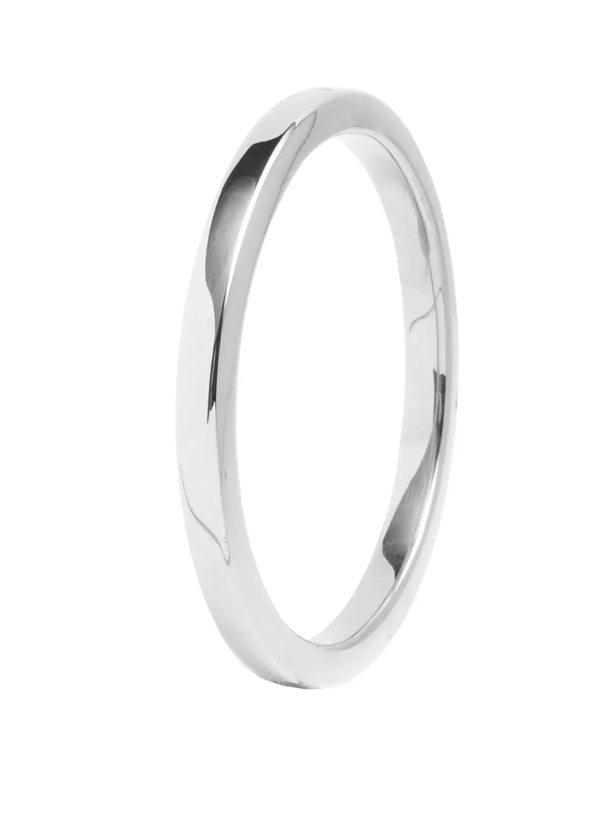 Tilly Sveaas TS Silver Plated Square Edge Bangle