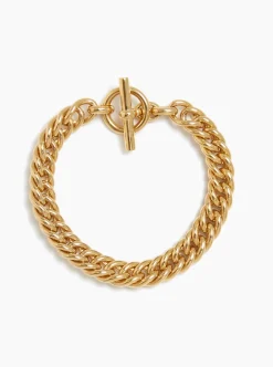 Tilly Sveaas TS Small Gold Curb Link Bracelet