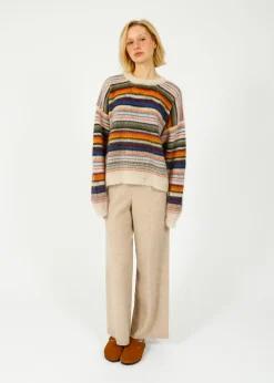 Veronica Beard VB Jenkins Knit Pants in Oatmeal