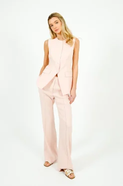 Veronica Beard VB Komi Pant in Shell Pink