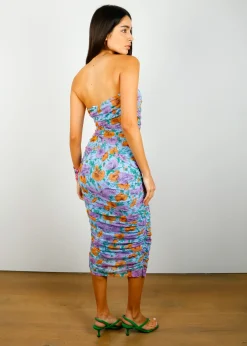 Veronica Beard VB Quiana Dress in Lake Blue
