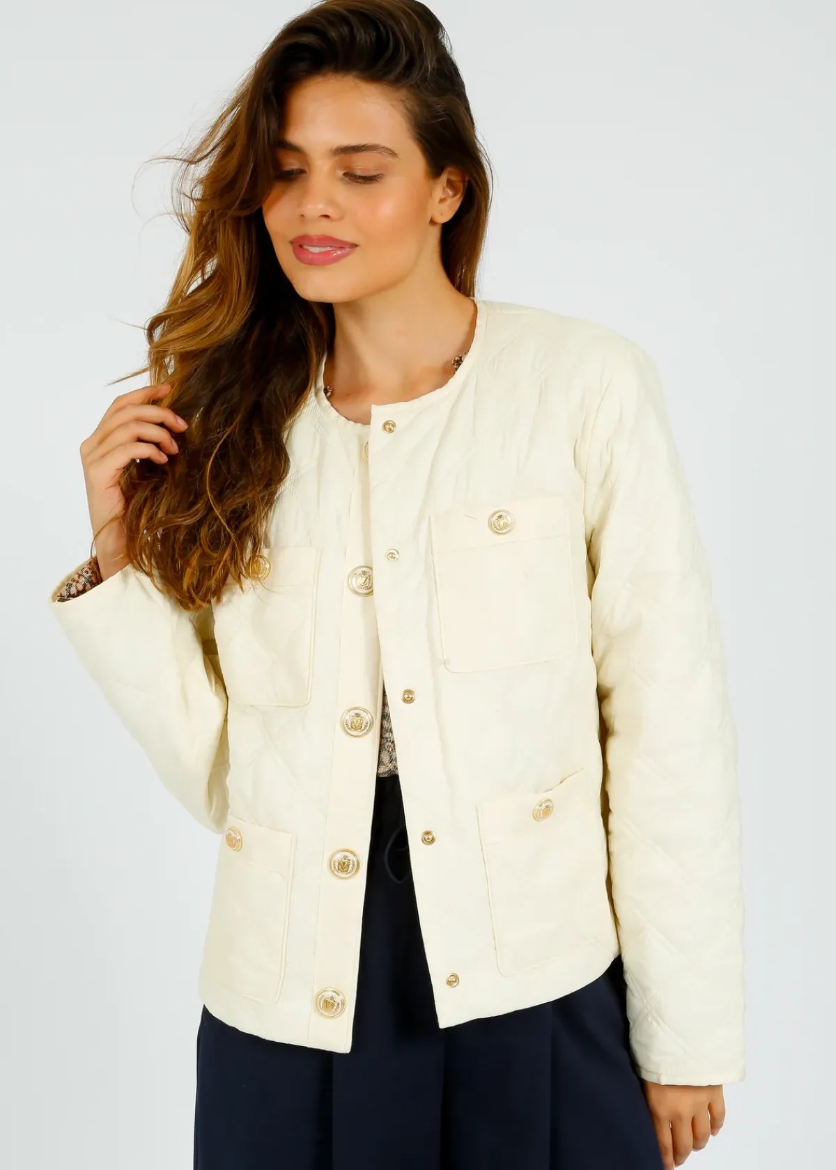 Veronica Beard VB Shalia Jacket in Ivory