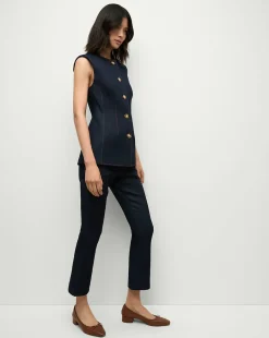 Veronica Beard VB Tani Pant in Navy