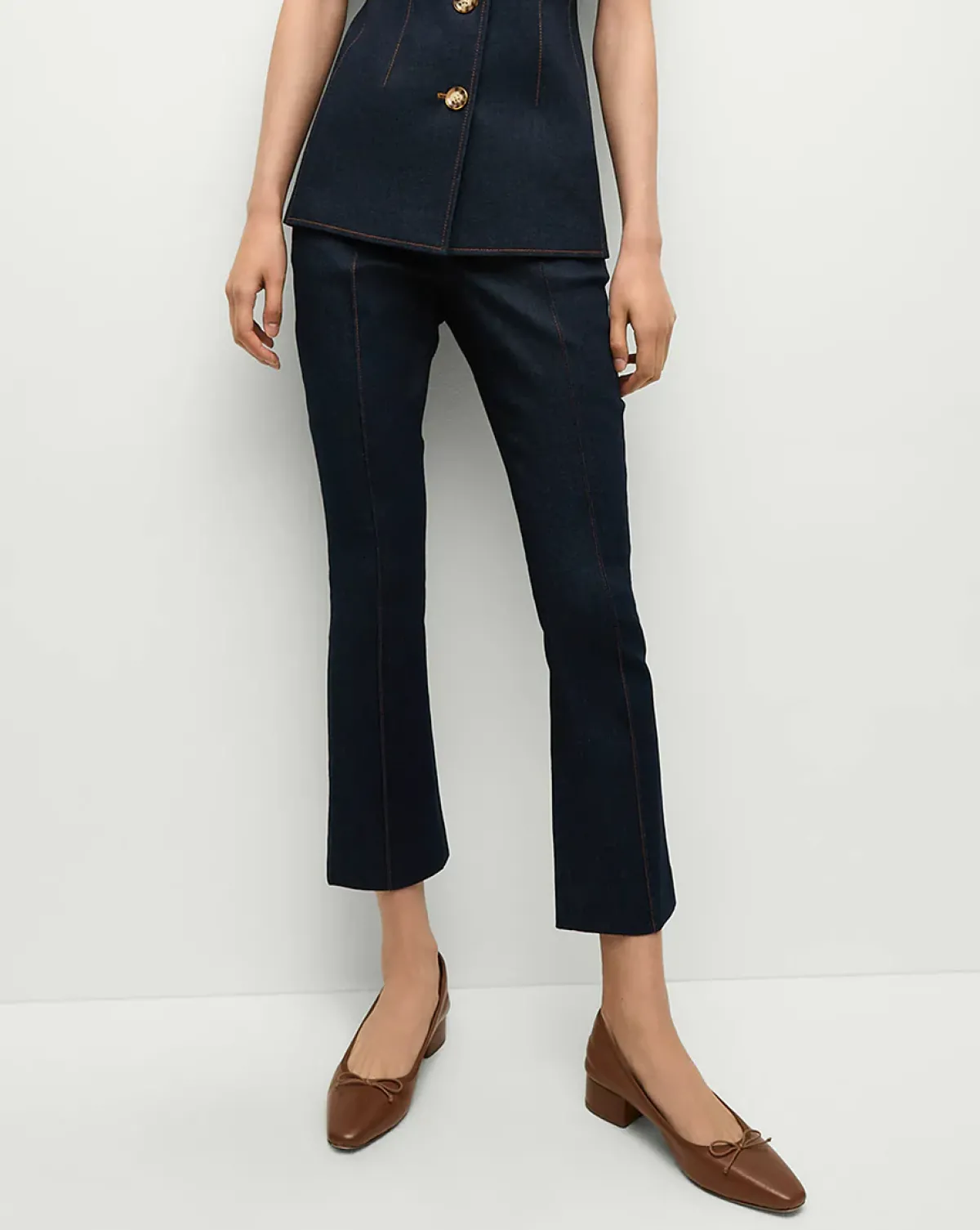 Veronica Beard VB Tani Pant in Navy