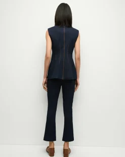 Veronica Beard VB Tani Pant in Navy