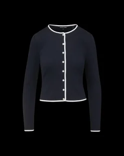 Veronica Beard VB Wilmer Cardigan in Navy