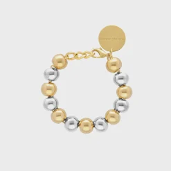 Vanessa Baroni VBARONI Mini Beads Bracelet in Gold, Silver