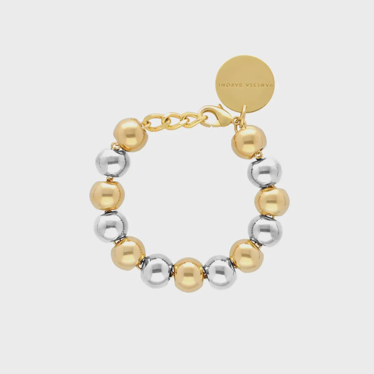 Vanessa Baroni VBARONI Mini Beads Bracelet in Gold, Silver